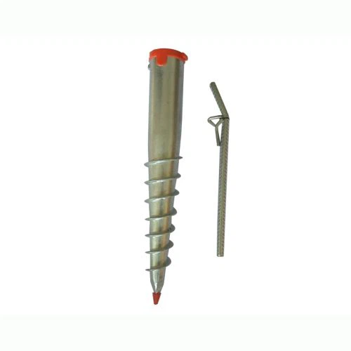 Vite a terra con tappo in plastica