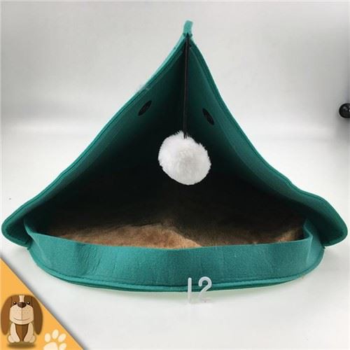 Nido per animali in feltro pieghevole tipo squalo